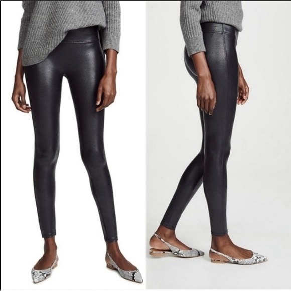 Spanx Faux Leather Leggings - Picture 3 of 12